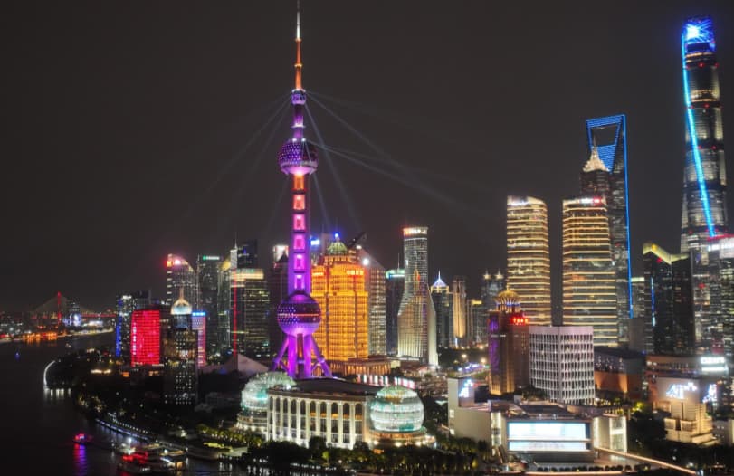 the Oriental Pearl Tower shanghai